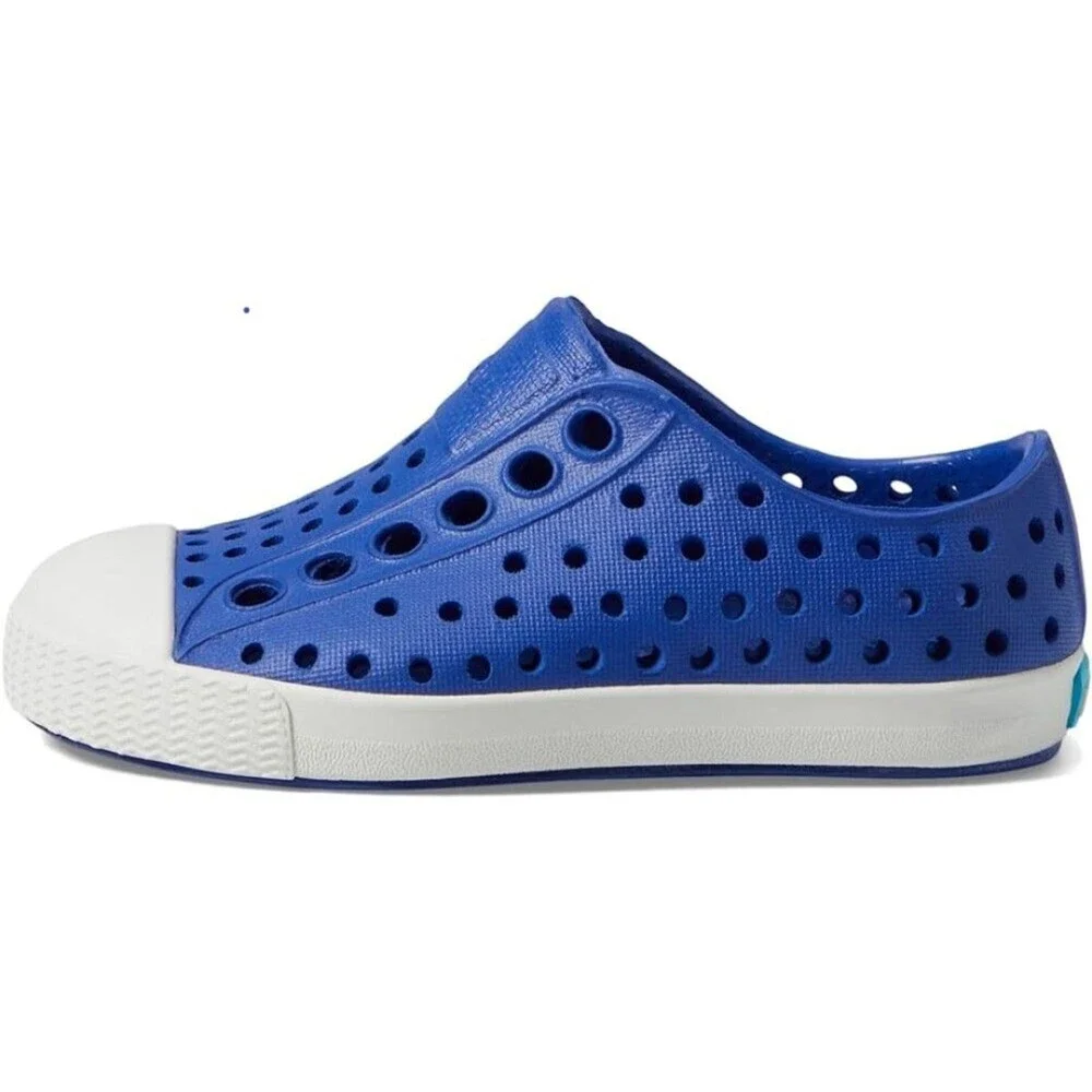 Native Shoes Jefferson 13111500-4900 Toddler Blue White Slip-On Shoes ZOGG1464